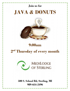 java and donuts