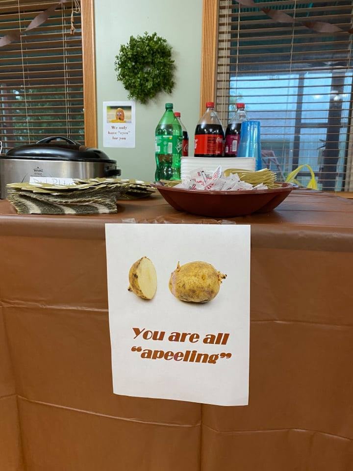 Employee Appreciation Potato Bar!