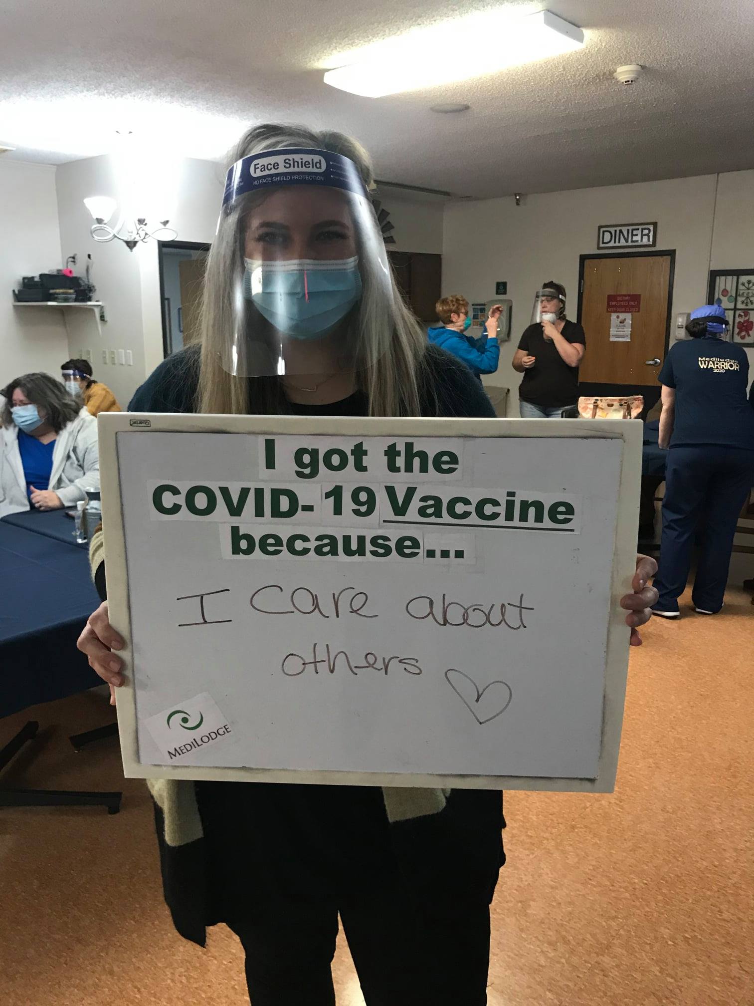 I got vaccine because i care about other