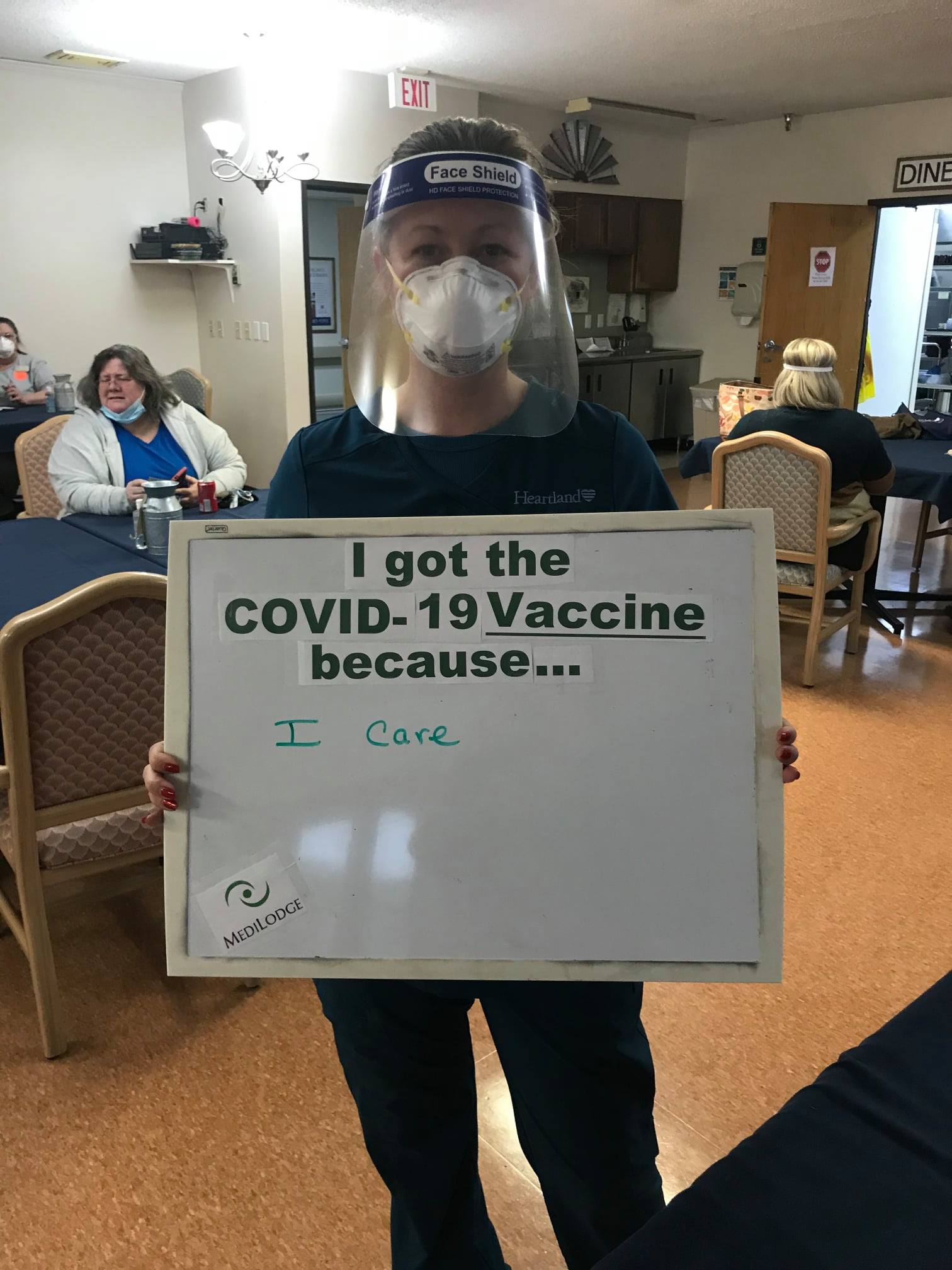 I got the COVID-19 vaccine because i care
