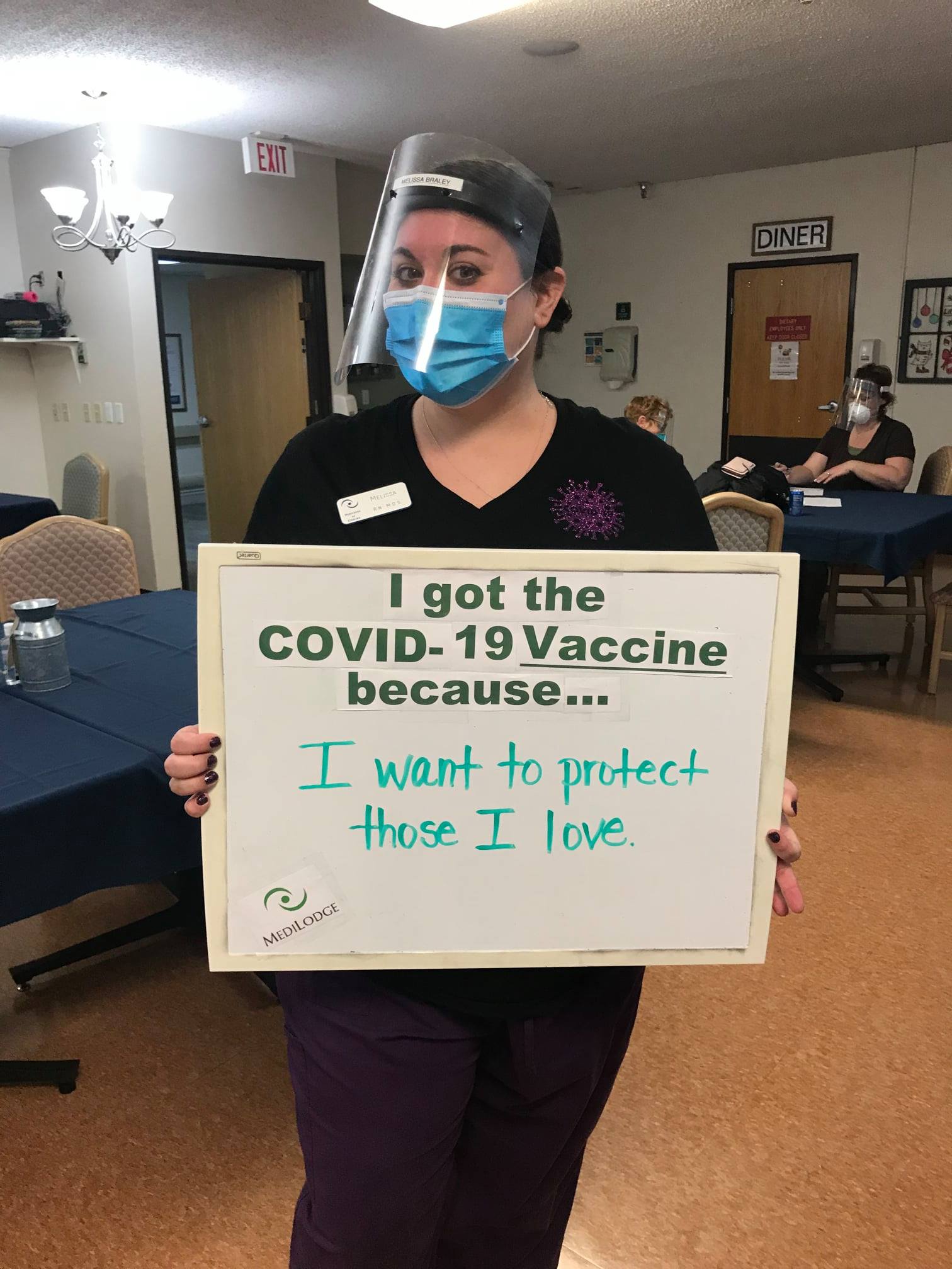 I got the COVID-19 vaccine because i want to protect those i love