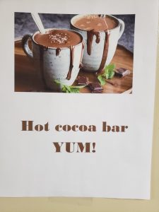 Hot cocoa bar