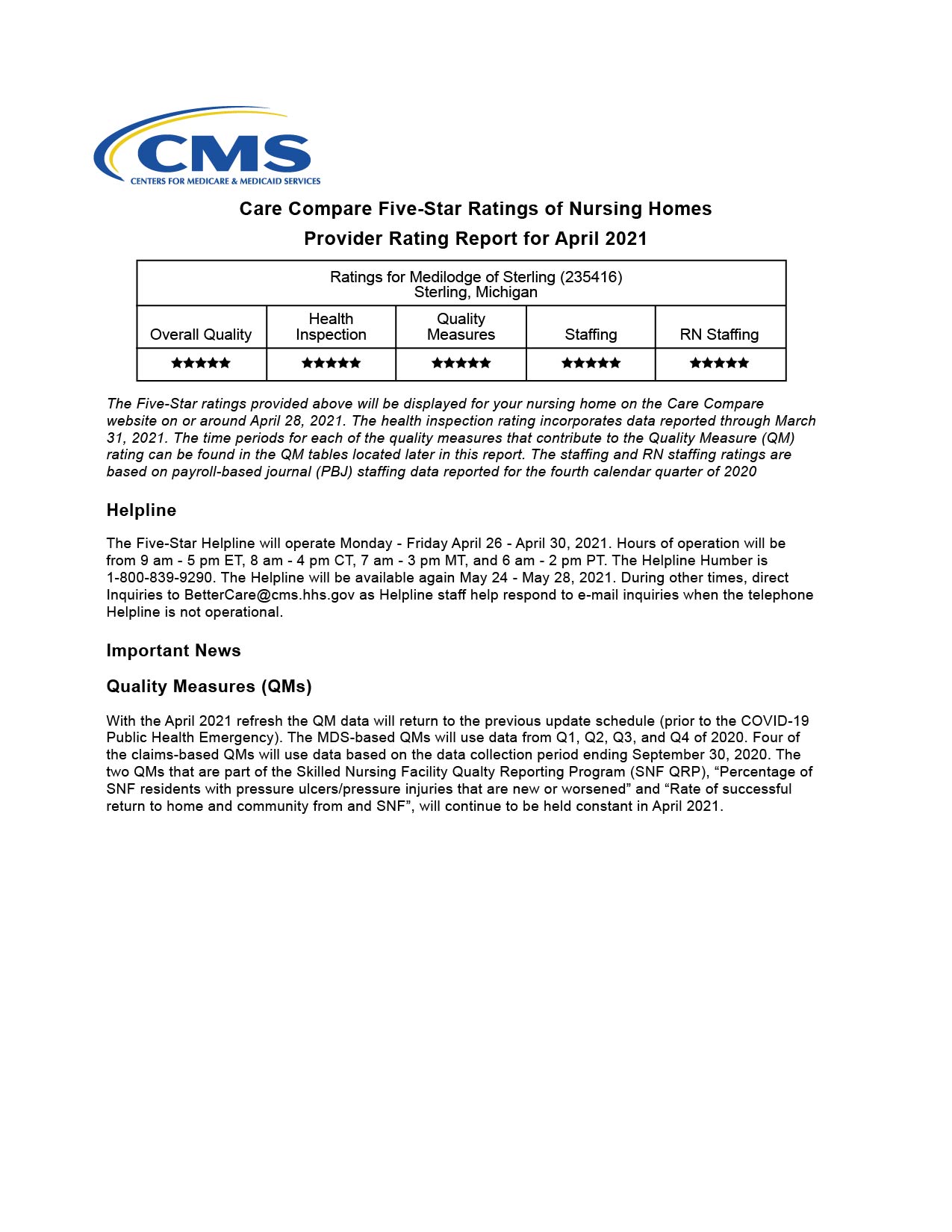 Medilodge of Sterling CMS report April 2021-01